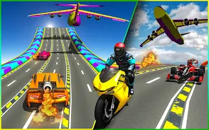 Rocket Car Racing Stunts Ekran Görüntüsü 3