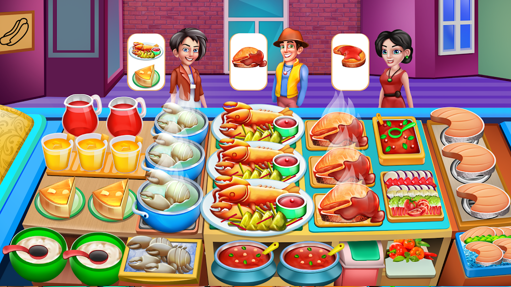 Cooking Food: Time Management Mod Capture d'écran 4