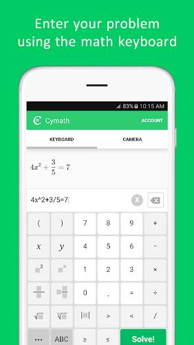 Cymath - Math Problem Solver স্ক্রিনশট 3