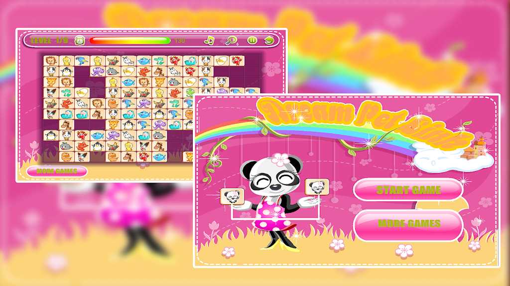 Dream Pet Link: Animal Mahjong Connect Schermafbeelding 1