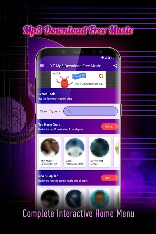Juice Mp3 - Free Music Download Ảnh chụp màn hình 1