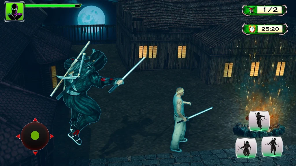Ninja Hero Assassin Samurai Pirate Fight Shadow Скриншот 1