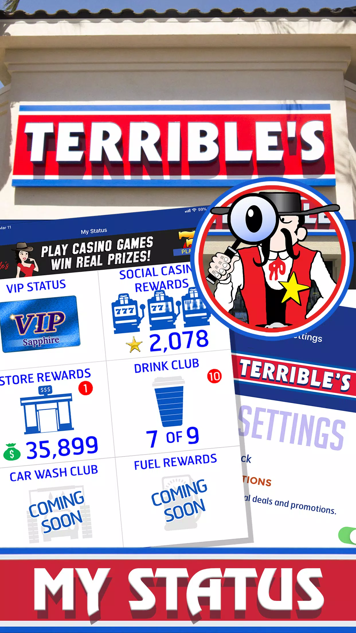 Schermata Terrible’s Social House 2