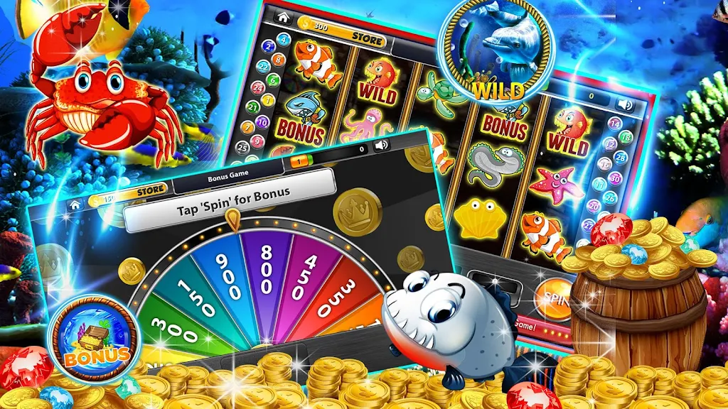 Dolphin Slots: Big fortune Capture d'écran 2