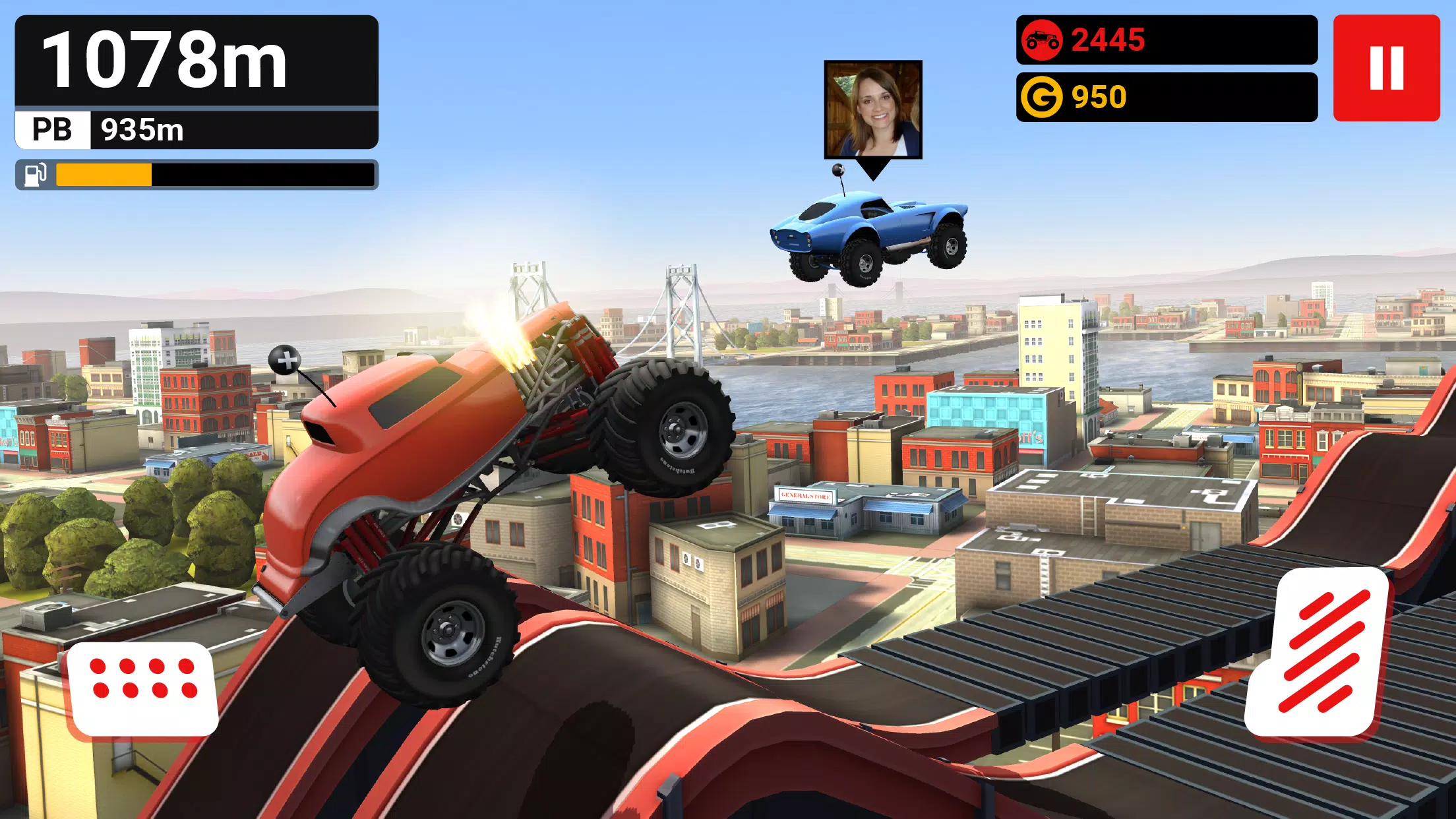 MMX Hill Dash Captura de tela 1