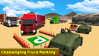 Truck Parking Truck Games スクリーンショット 1