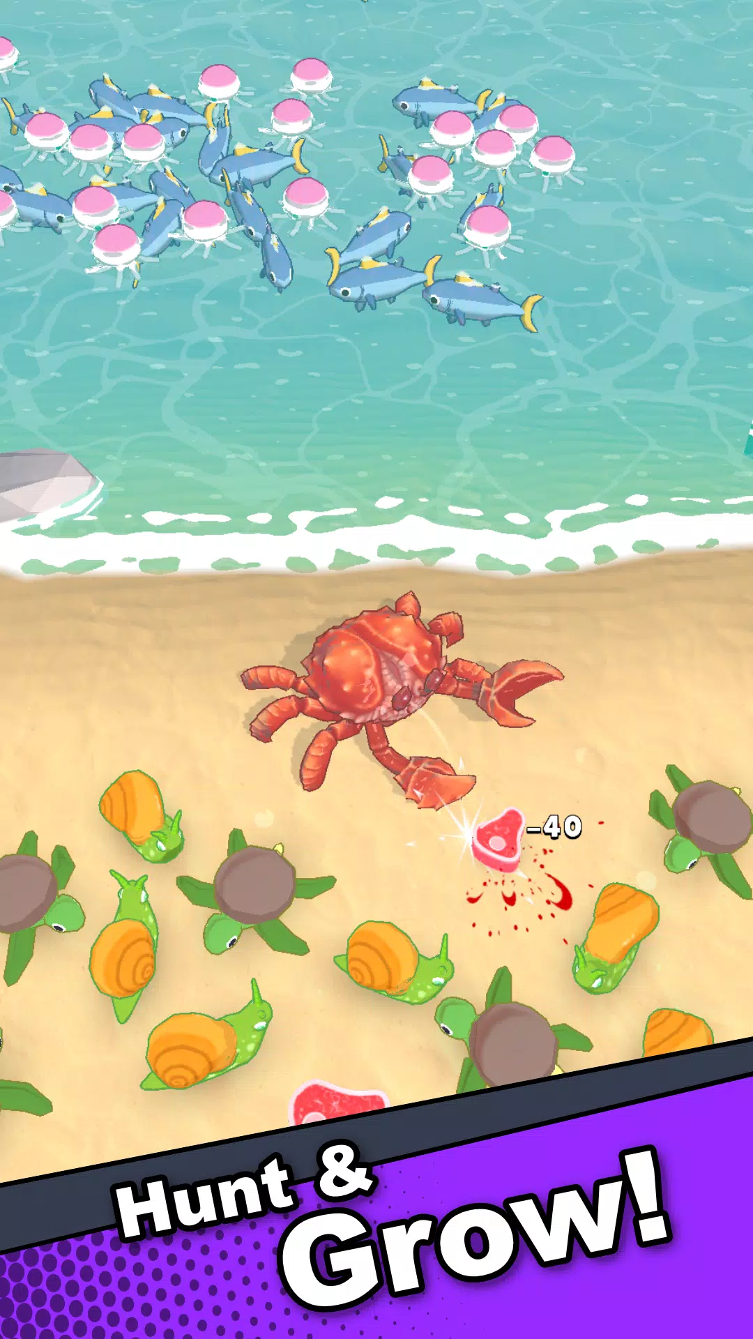 Crab Life - Idle Rpg Screenshot 3