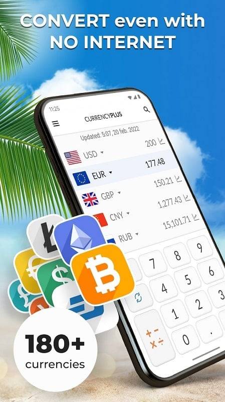 Currency Converter Plus ဖန်သားပြင်ဓာတ်ပုံ 3