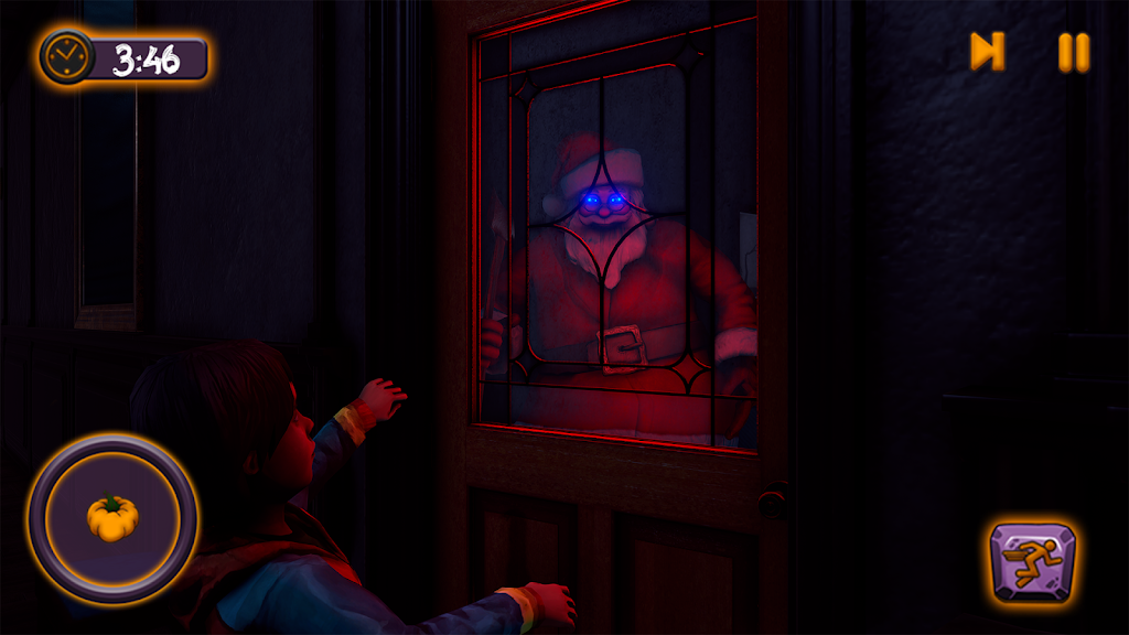 Scary Santa Horror Escape Game Captura de tela 1