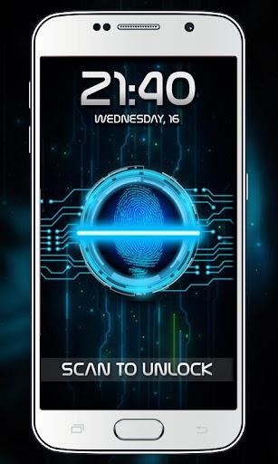 Fingerprint Lock Prank Schermafbeelding 1