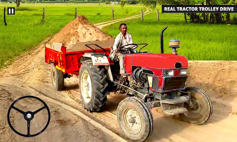 Tractor Trolley Cargo Tractor Tangkapan skrin 2