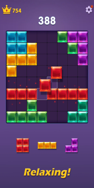 Blocks Puzzle: Gem Blast Скриншот 1