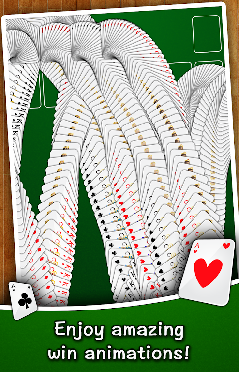 Solitaire FRVR - Big Cards Classic Klondike Game Captura de tela 2