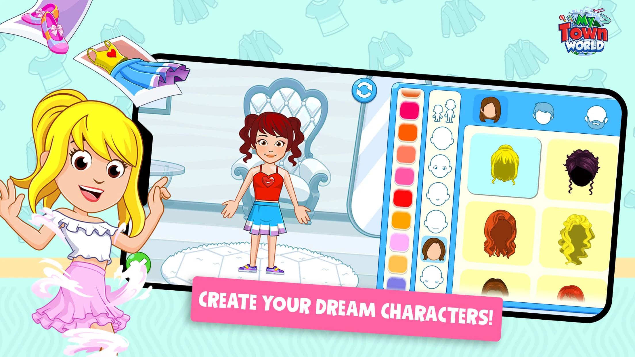 My Town World - Mega Doll City स्क्रीनशॉट 2