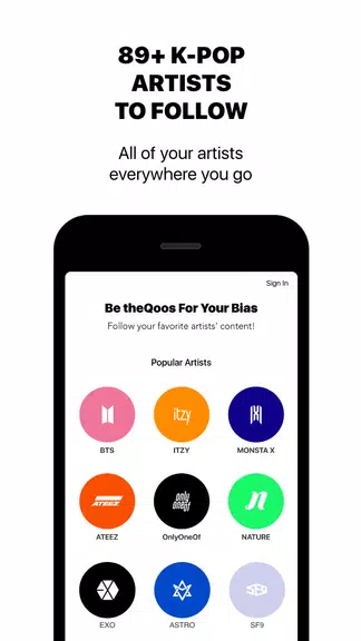 theQoos: K-Pop News, Friends, Music & Community स्क्रीनशॉट 2