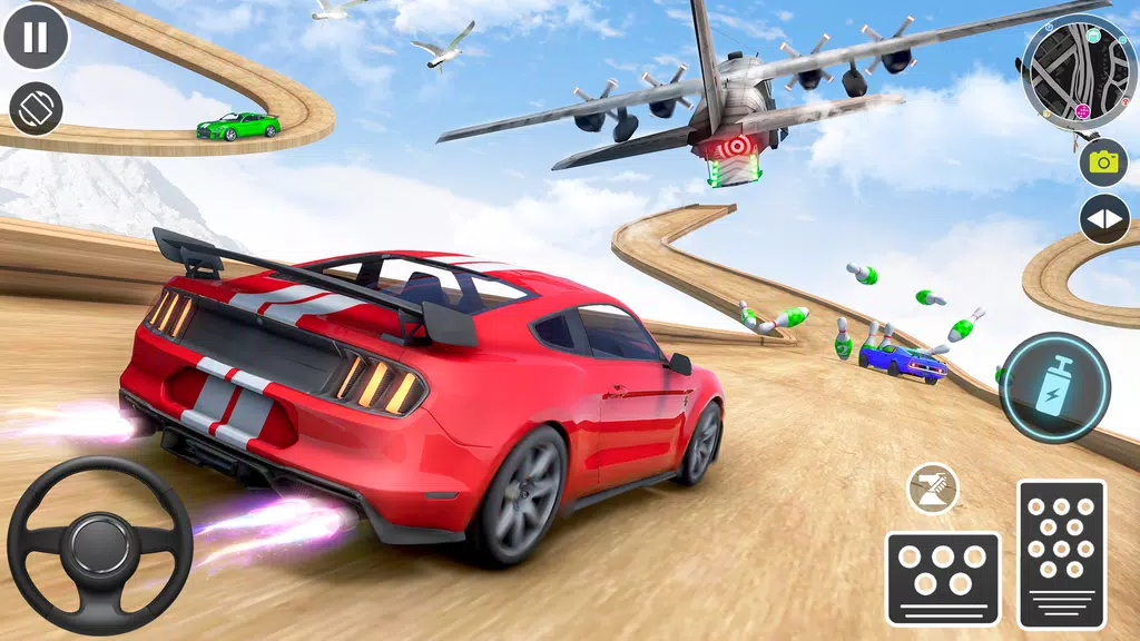 Muscle Car Stunts - Ramp Car Screenshot 2
