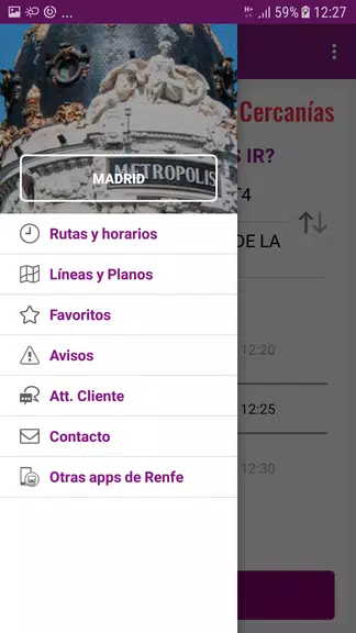 Renfe Cercanias Captura de pantalla 2