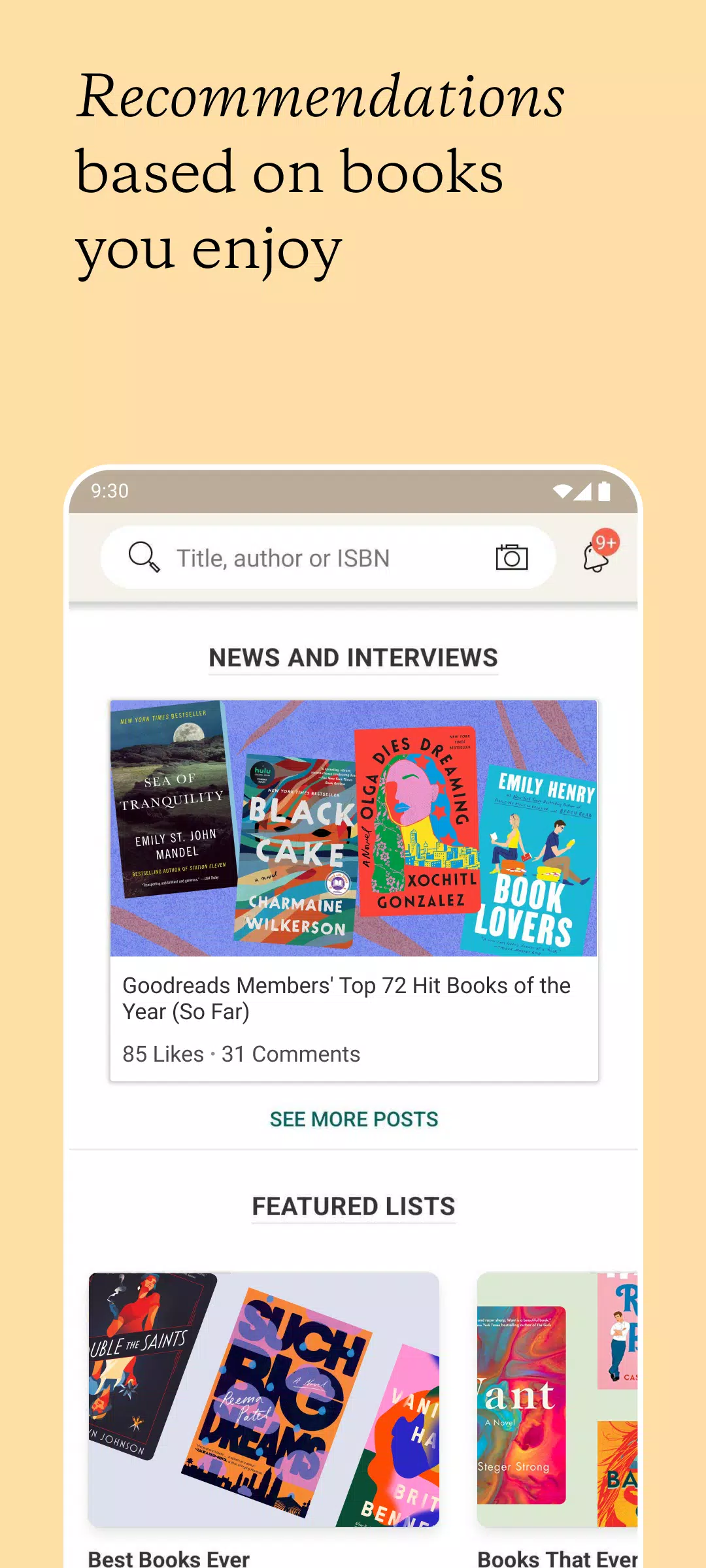Goodreads Tangkapan skrin 2