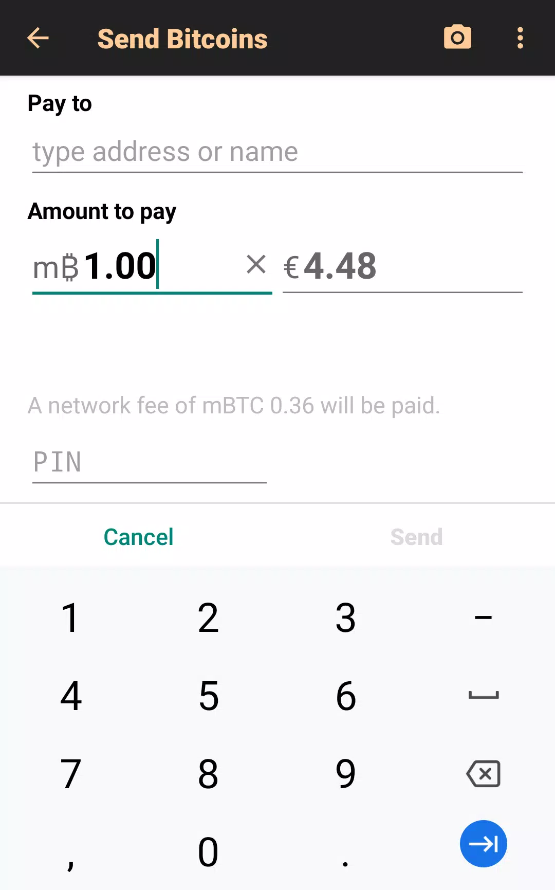 Bitcoin Wallet應用截圖第2張