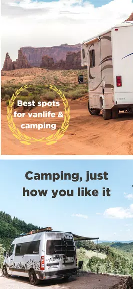 Camping App: StayFree Vanlife Tangkapan skrin 3