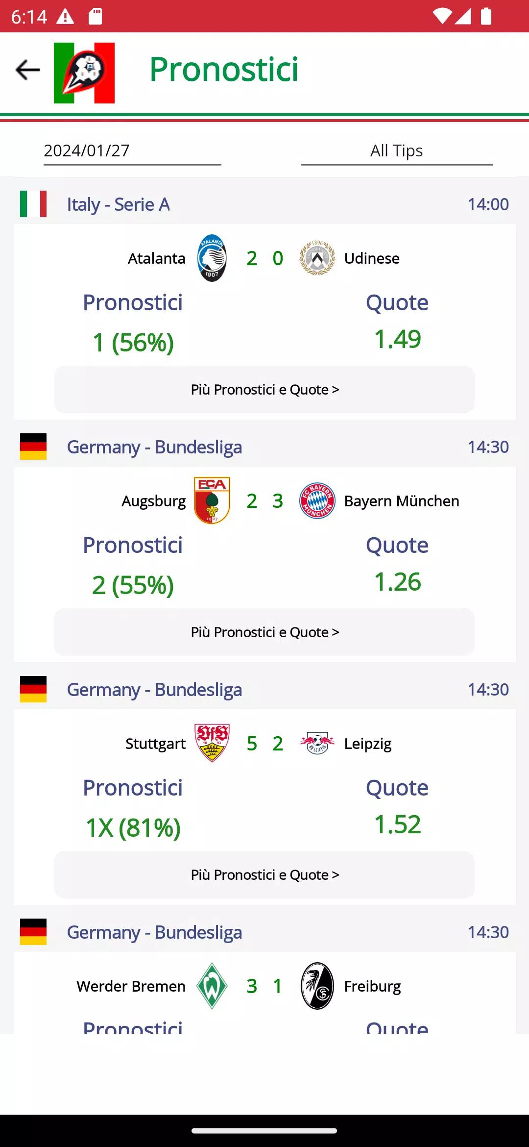 Football Serie A Calcio Italy Скриншот 2