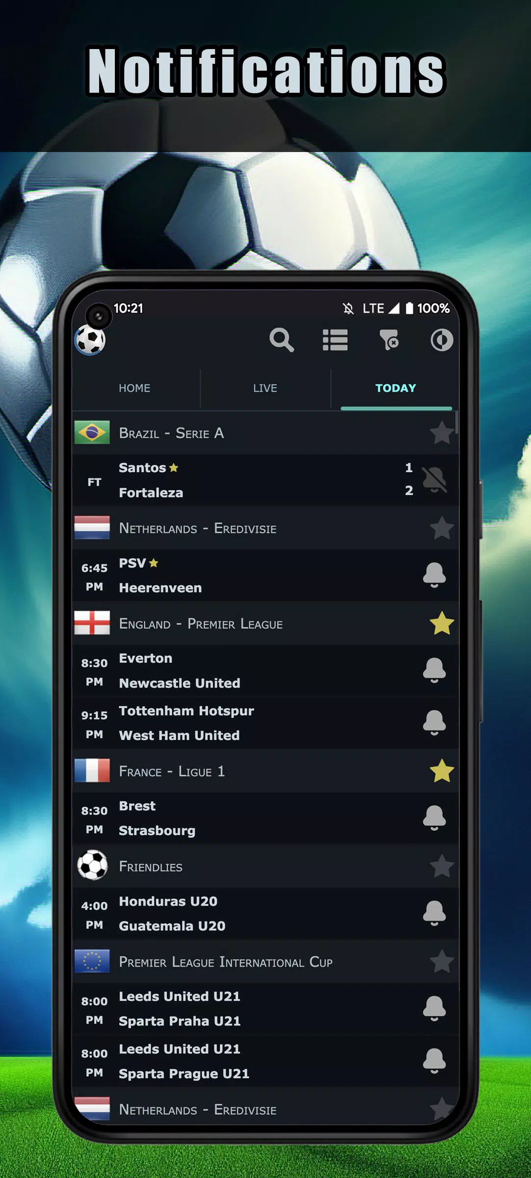 Football Live Scores Tangkapan skrin 3