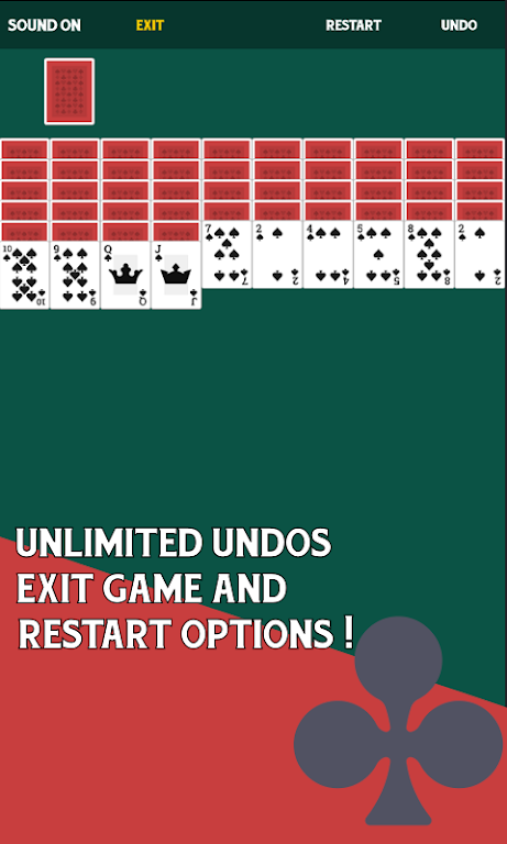 Spider Solitaire Free Card Game Скриншот 2