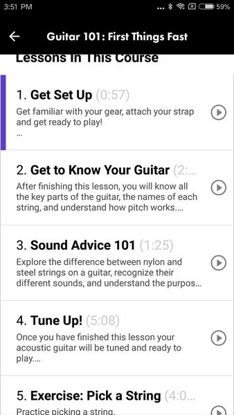 Fender Play - Gitarre Spielen Screenshot 4