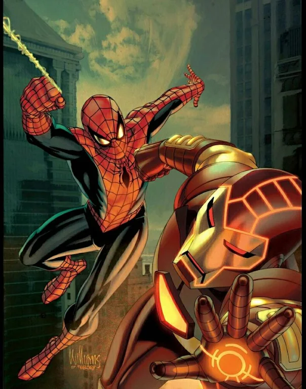 Spiderman vs Iron Man 3D Adventures Tangkapan skrin 2