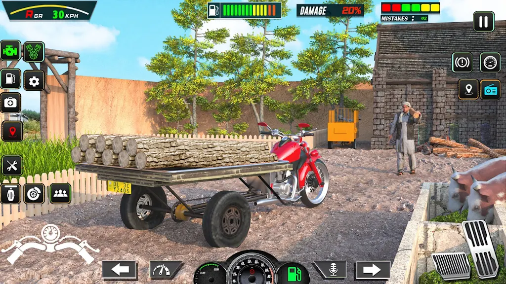 Tuk Tuk Rickshaw: Auto Game Скриншот 2