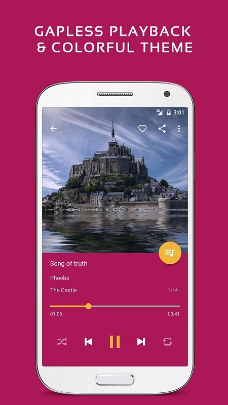 Pulsar Music Player Pro Tangkapan skrin 3