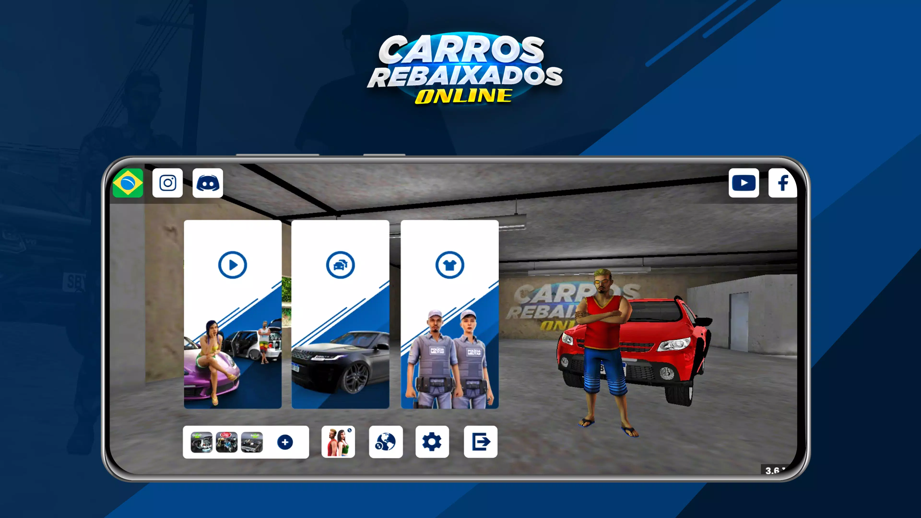 Schermata Carros Rebaixados Online 1