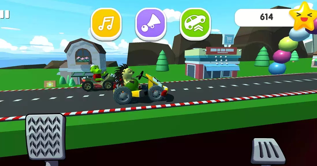 Fun Kids Cars Racing Game 2 स्क्रीनशॉट 1