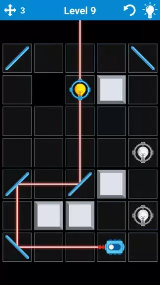 Laser Puzzle - Logic Game ဖန်သားပြင်ဓာတ်ပုံ 1