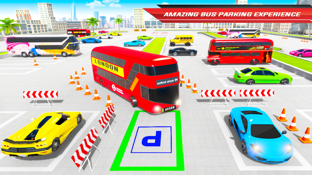 City Coach Bus Driving Sim 3D Скриншот 3