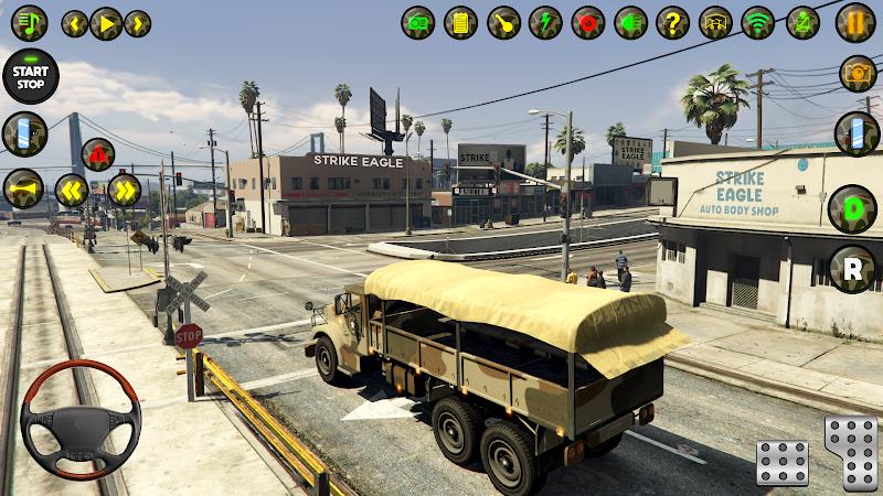 American Army Truck Driving Tangkapan skrin 4