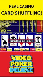 Video Poker Deluxe Captura de tela 4