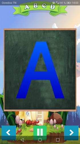 Alphabet français jeu éducatif Screenshot 2