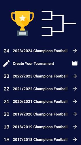 Schermata Champions Football Calculator 1