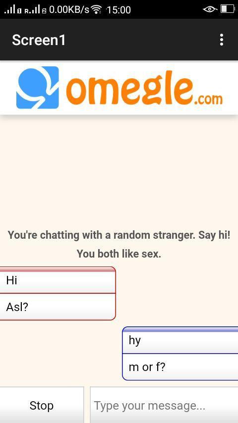 Schermata Omegle Chat - Talk to Strangers 3