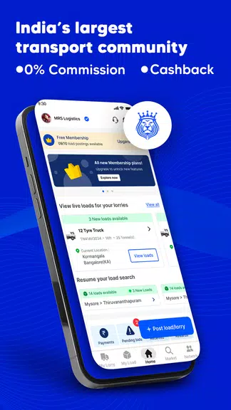 Vahak: Book Online Truck, Load Screenshot 1