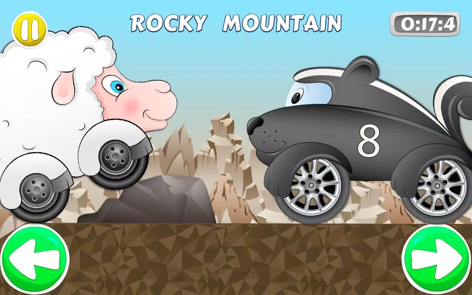 Racing car game for kids Screenshot 2