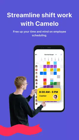 Camelo: Work Schedule Maker Screenshot 1