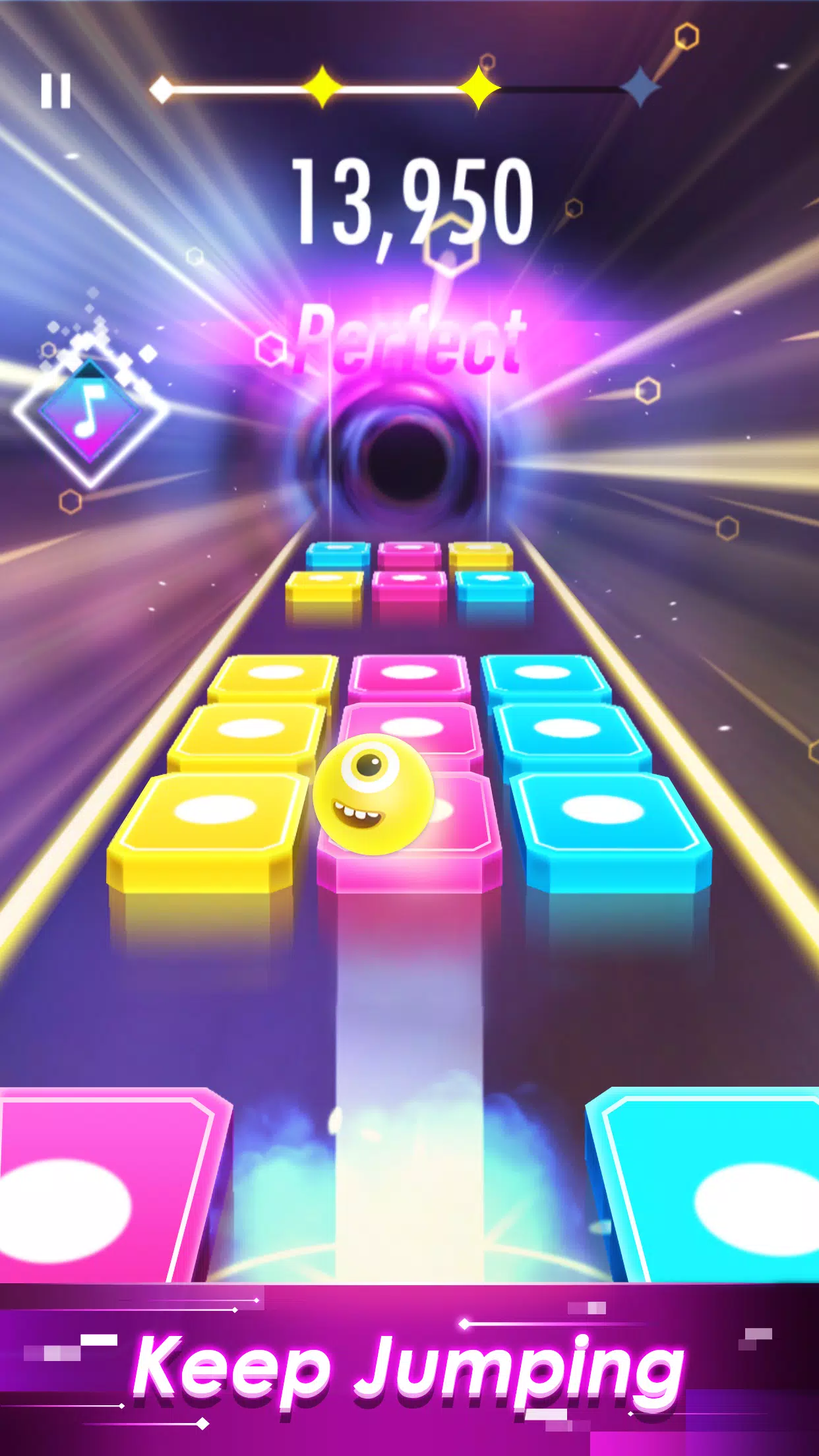 Magic Tiles Hop: EDM Rush Ball应用截图第1张