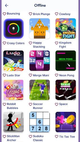 Offline Mini Games All in One Ảnh chụp màn hình 3