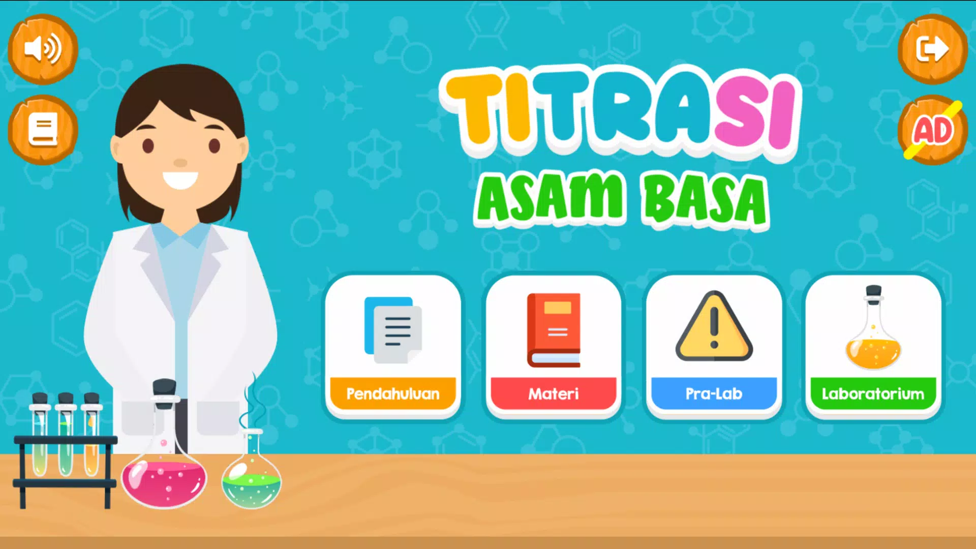 Virtual Lab Titrasi Asam Basa Ảnh chụp màn hình 2