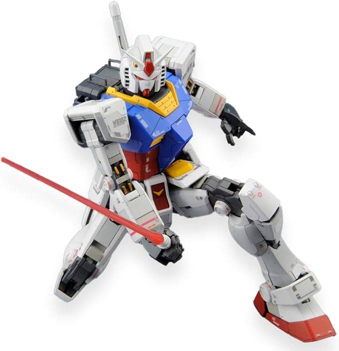 Bandai Hobby MG গুন্ডাম RX-78-2 সংস্করণ ৩.০ অ্যাকশন ফিগার মডেল কিট