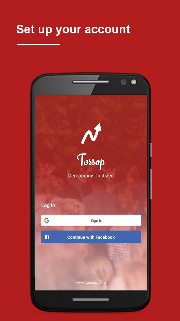 Tossop – Opinion Sharing & Learning App Скриншот 1