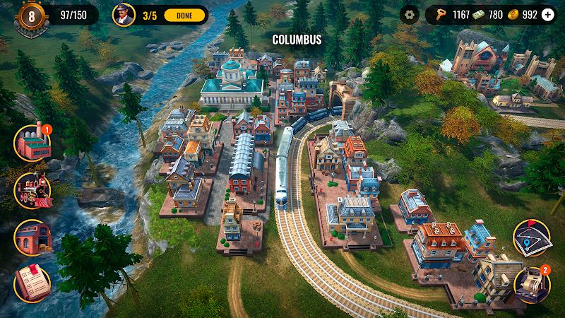 Railroad Empire: Train Game Tangkapan skrin 3