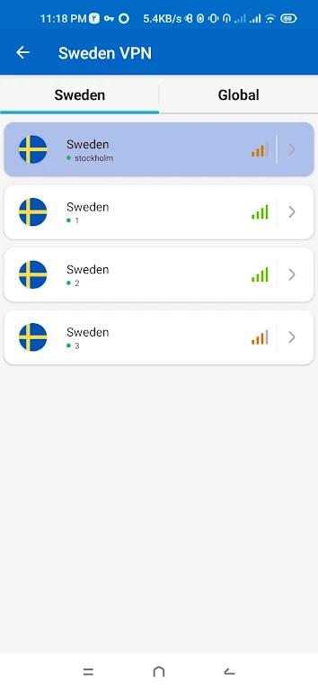 Sweden VPN - Fast & Secure Tangkapan skrin 1